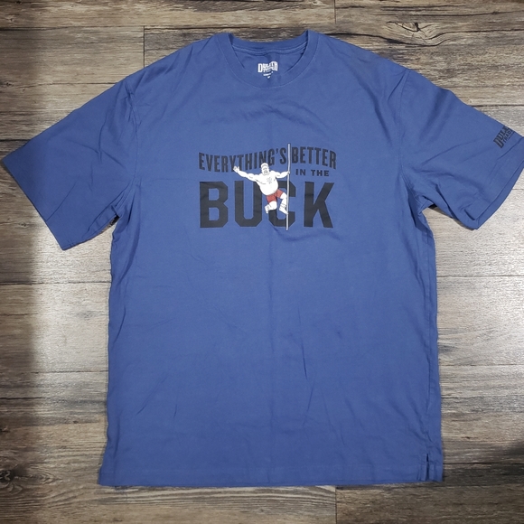 Duluth Trading Co Other - Duluth Trading Co Longtail Cotton Shirt Mens Medium Blue Tee Shirt
